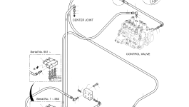 Шланг PF3/8-600 2184-1061D90 Komatsu