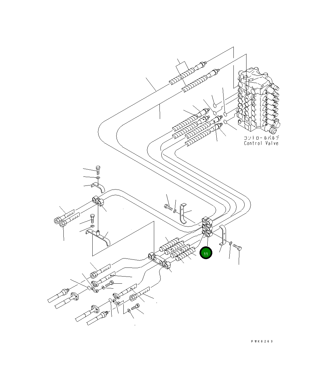 Хомут 20G-62-K6110 Komatsu
