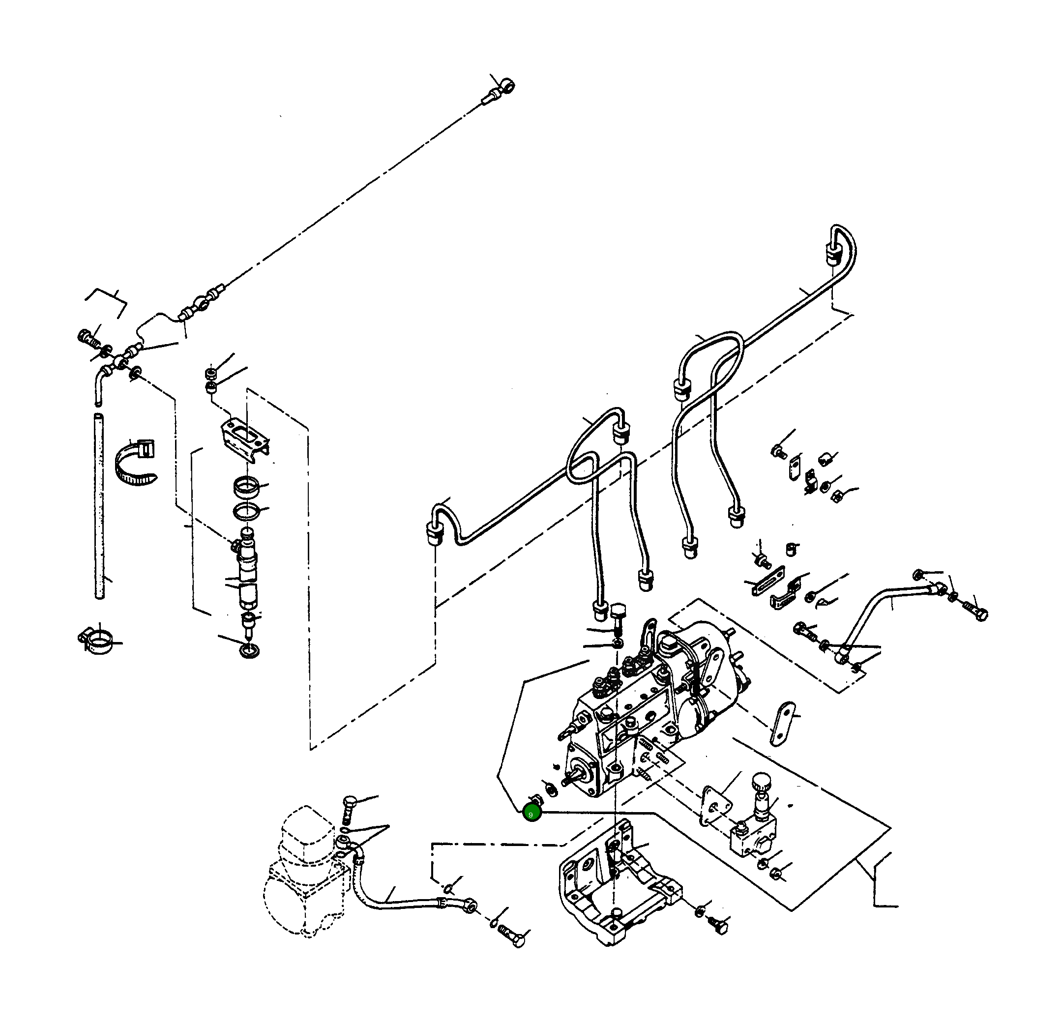 Гайка 3067709M8 Komatsu