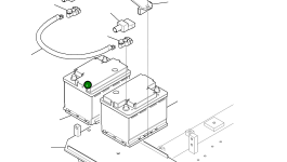 Кабель аккумулятора 21W-06-R1340 Komatsu