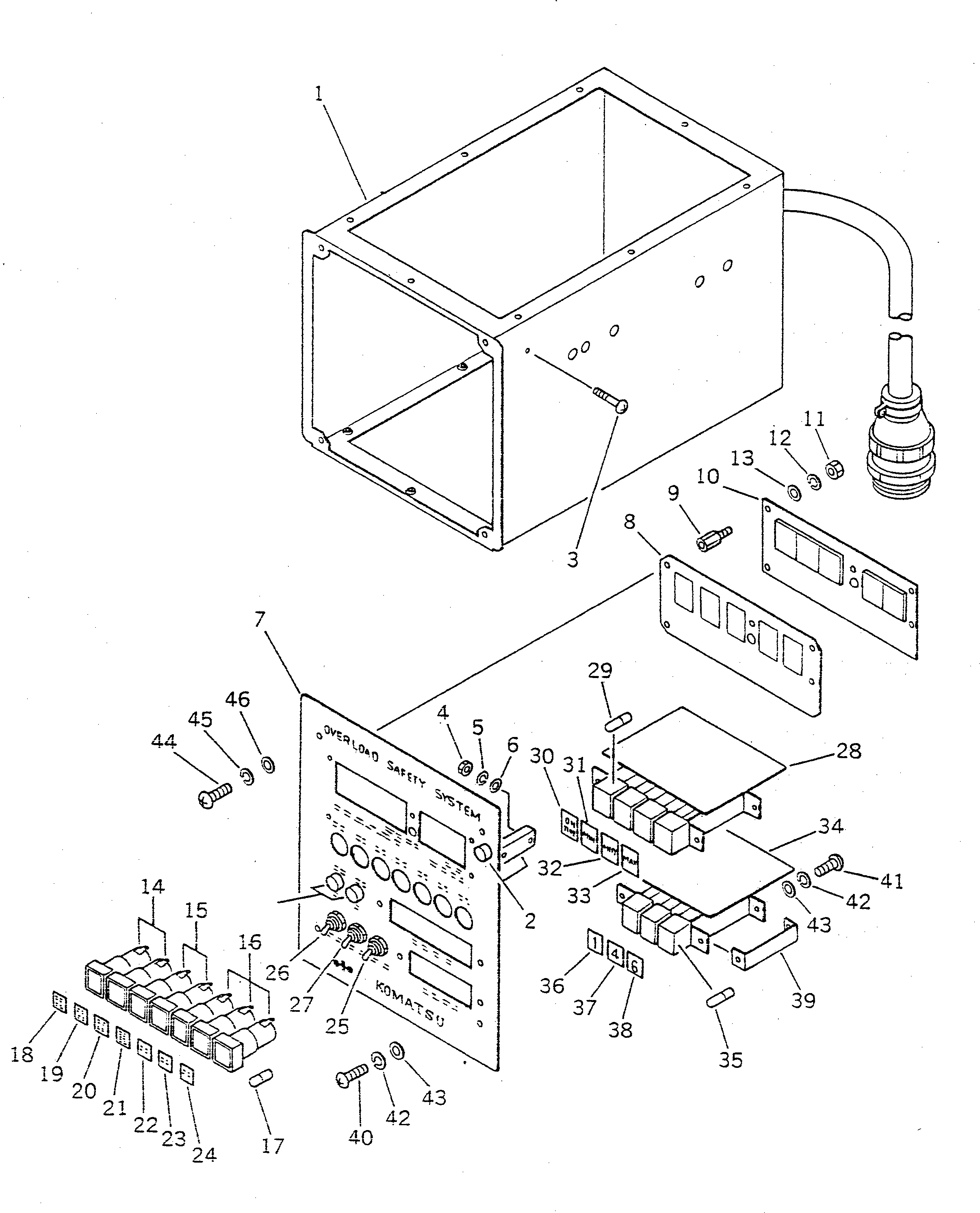 Винт 01235-50316 Komatsu