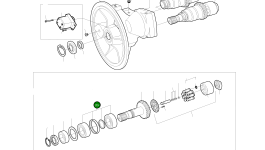 Подшипниковый узел конический роликовый 09154607 Komatsu