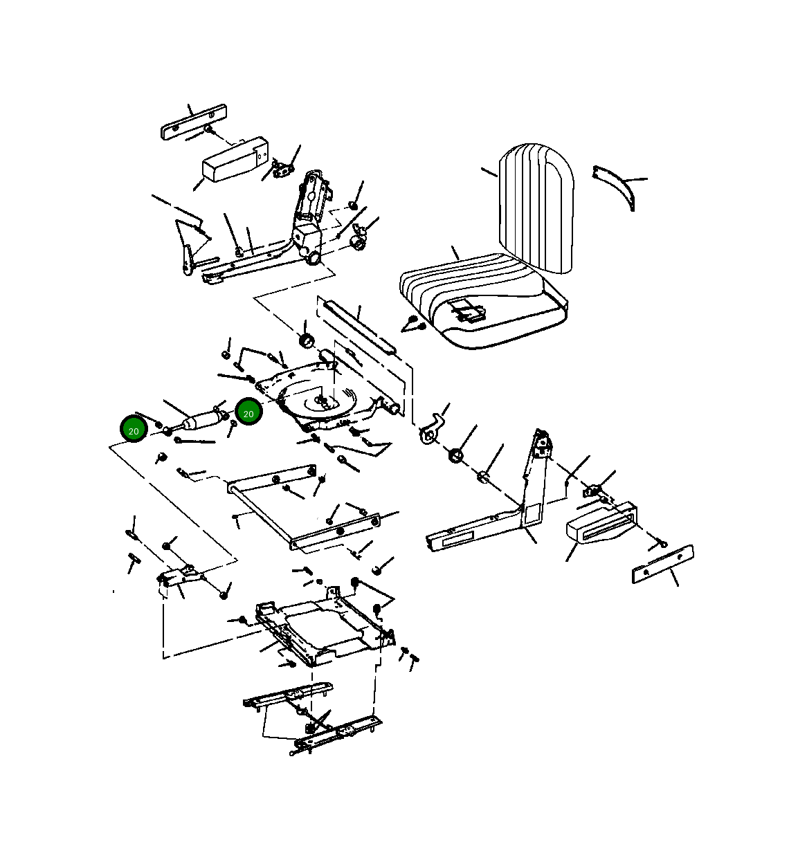 Фланцевый подшипник 565 518 R1 Komatsu