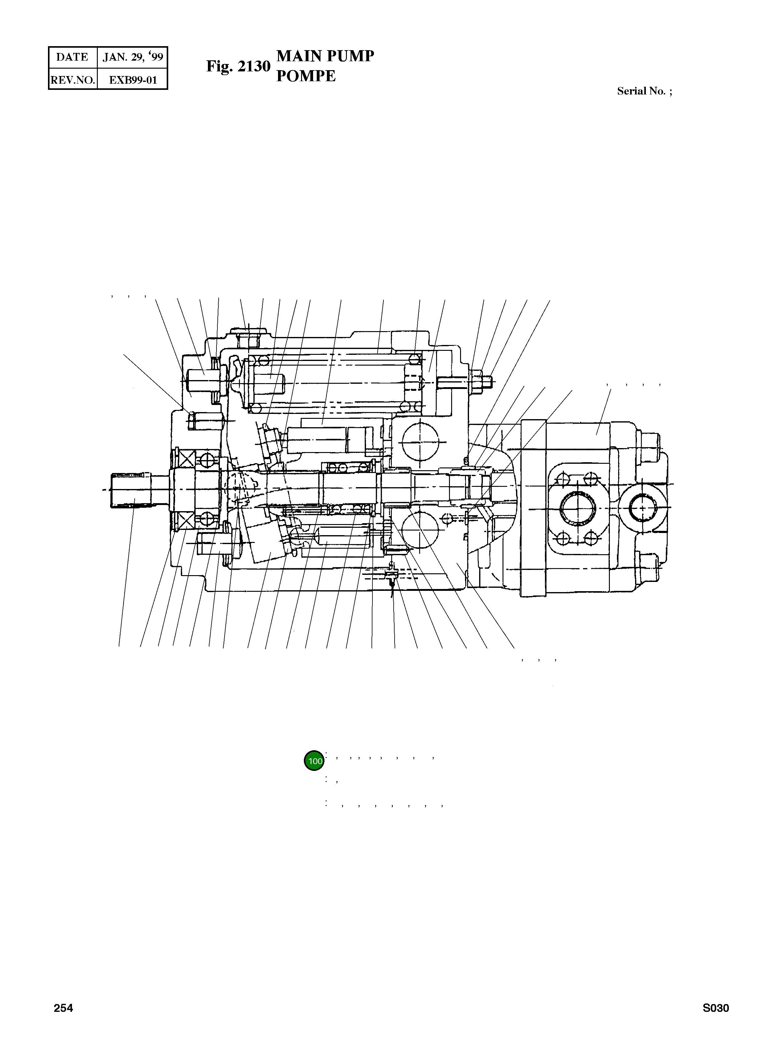 Комплект цилиндрового барабана PDBC-101100 Komatsu