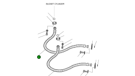 Шланг 2-1 1/2"6000PSI-2450L 2184-1081D31 Komatsu