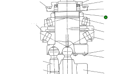 Гайка 1100292663 Komatsu