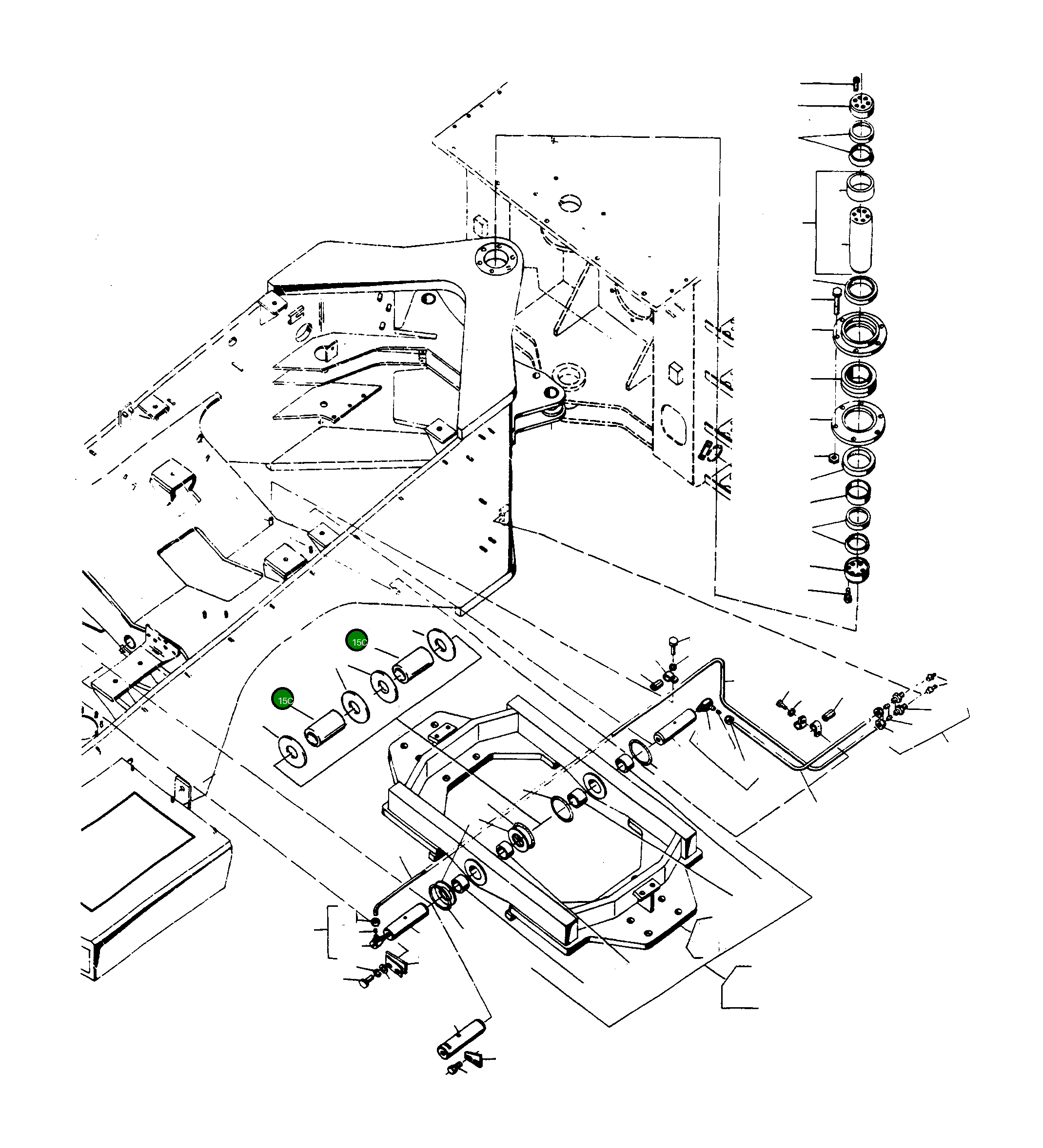 Втулка 4003598M1 Komatsu
