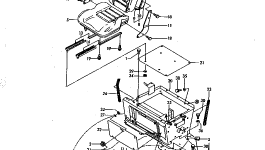 Сиденье YM172964-64200 Komatsu