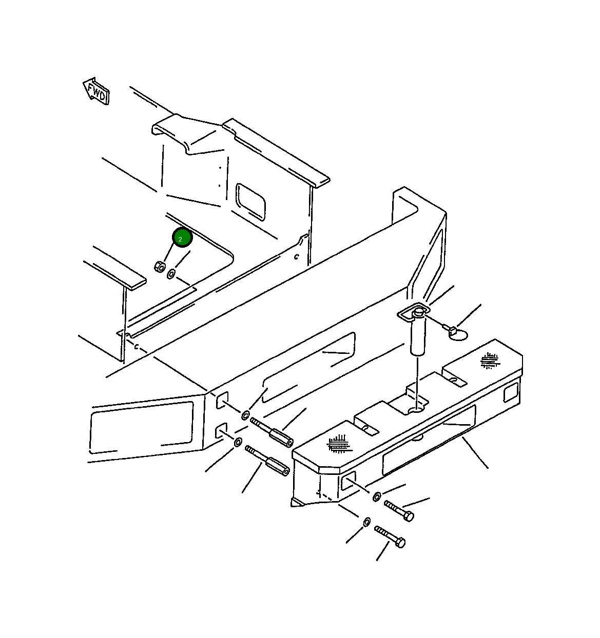 Стопорная гайка 426-974-1120 Komatsu