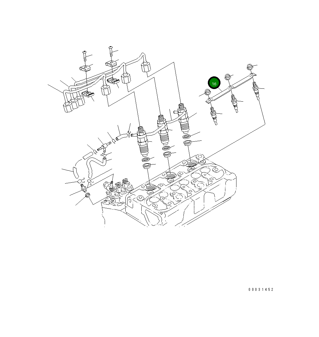 Шнур KT16861-6556-0 Komatsu