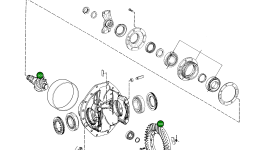 Комплект конических шестерён 4460 231 331 Komatsu