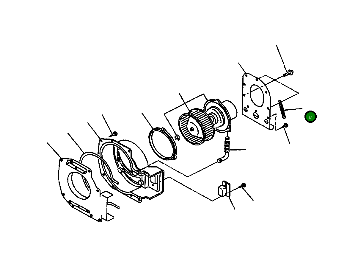Хомут ND016691-1360 Komatsu
