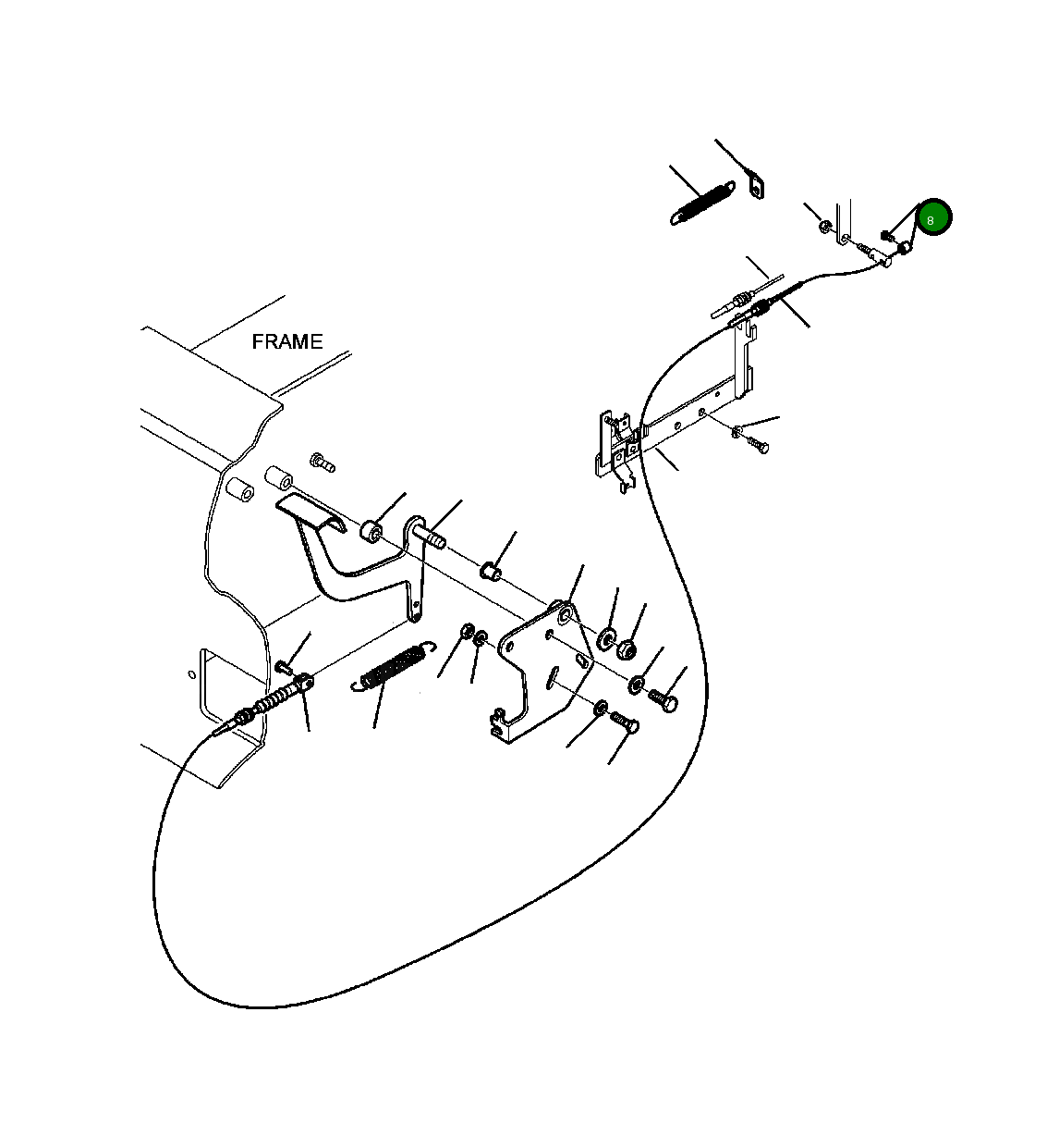 Хомут 883 000 041 Komatsu