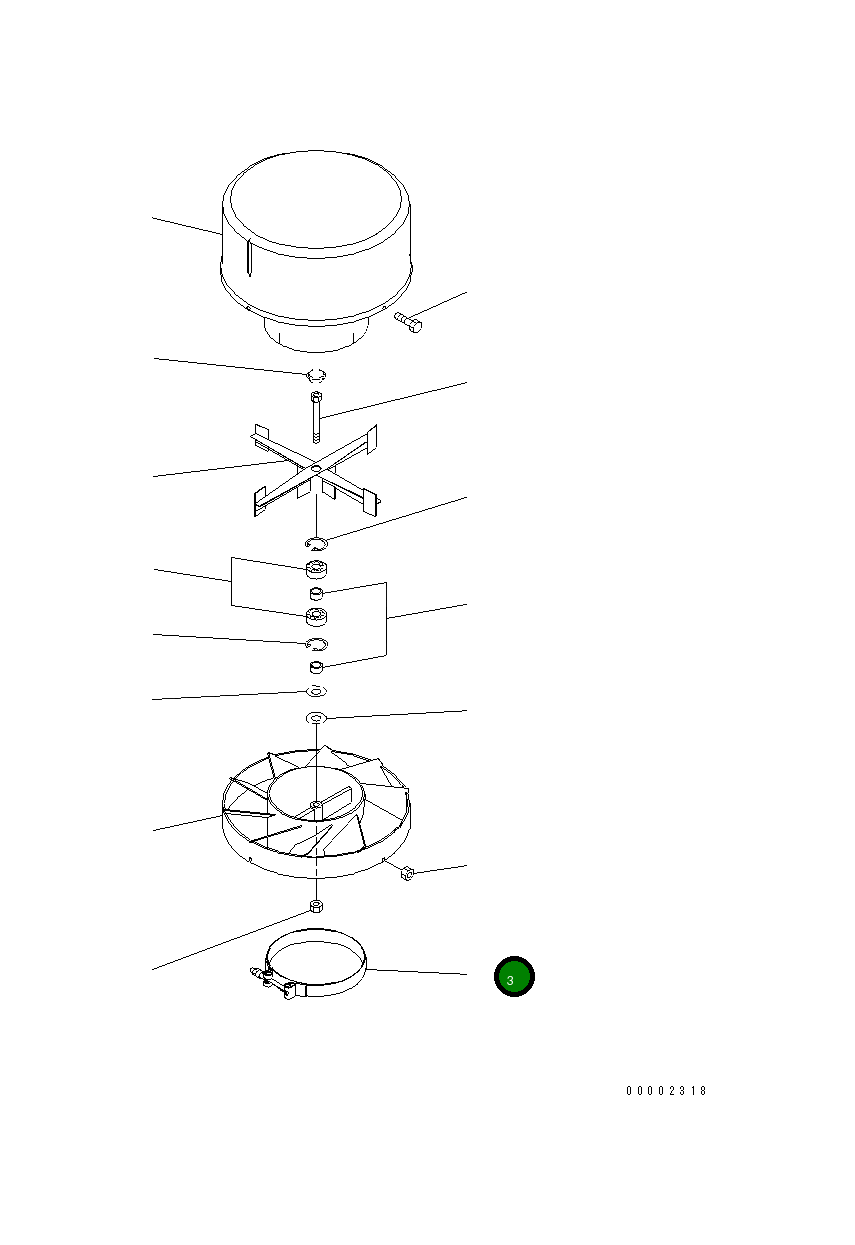 Хомут 421-U12-3140 Komatsu