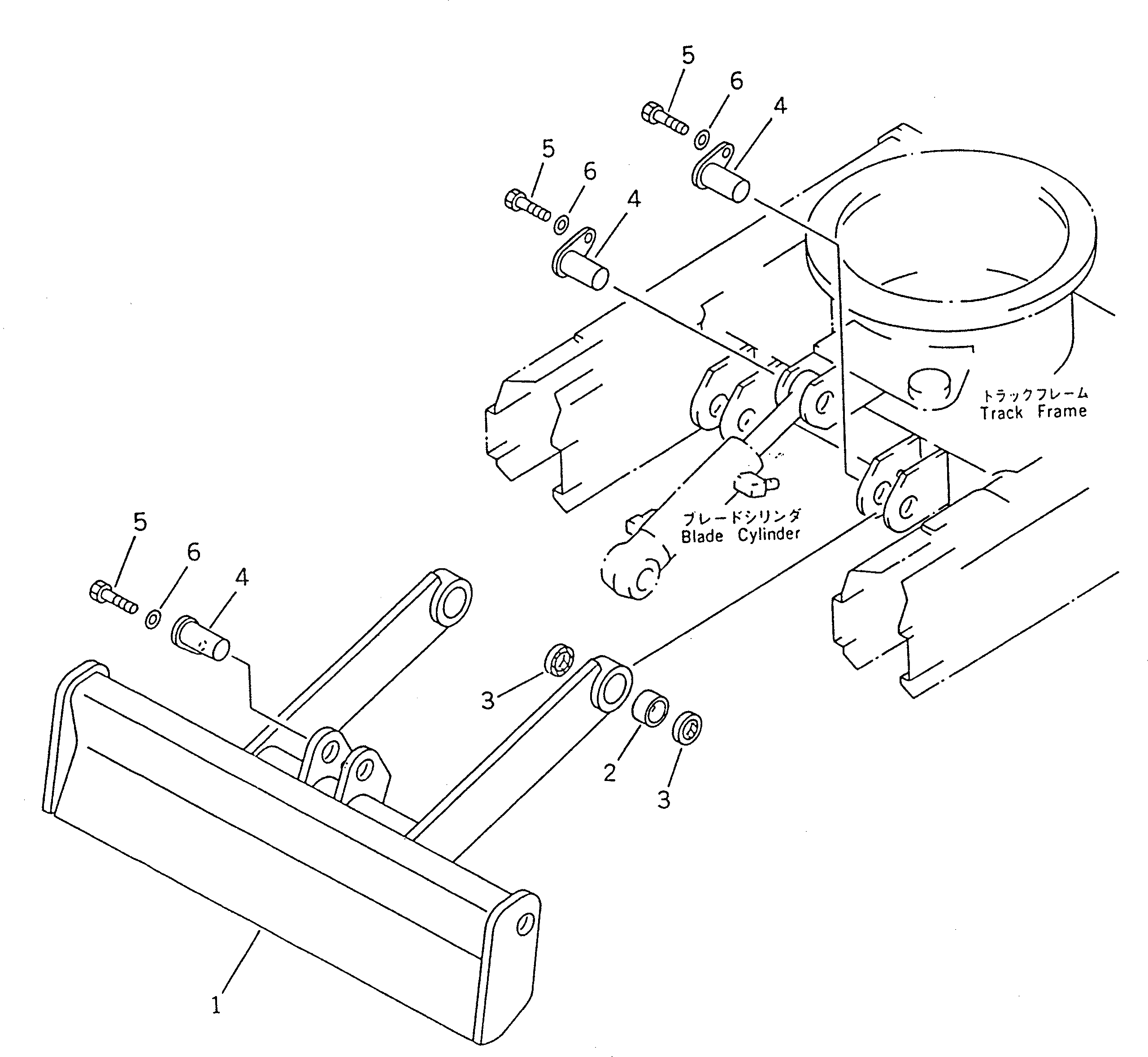Отвал в сборе 21R-71-11100 Komatsu