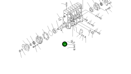 Центральный подшипник DK133306-0600 Komatsu