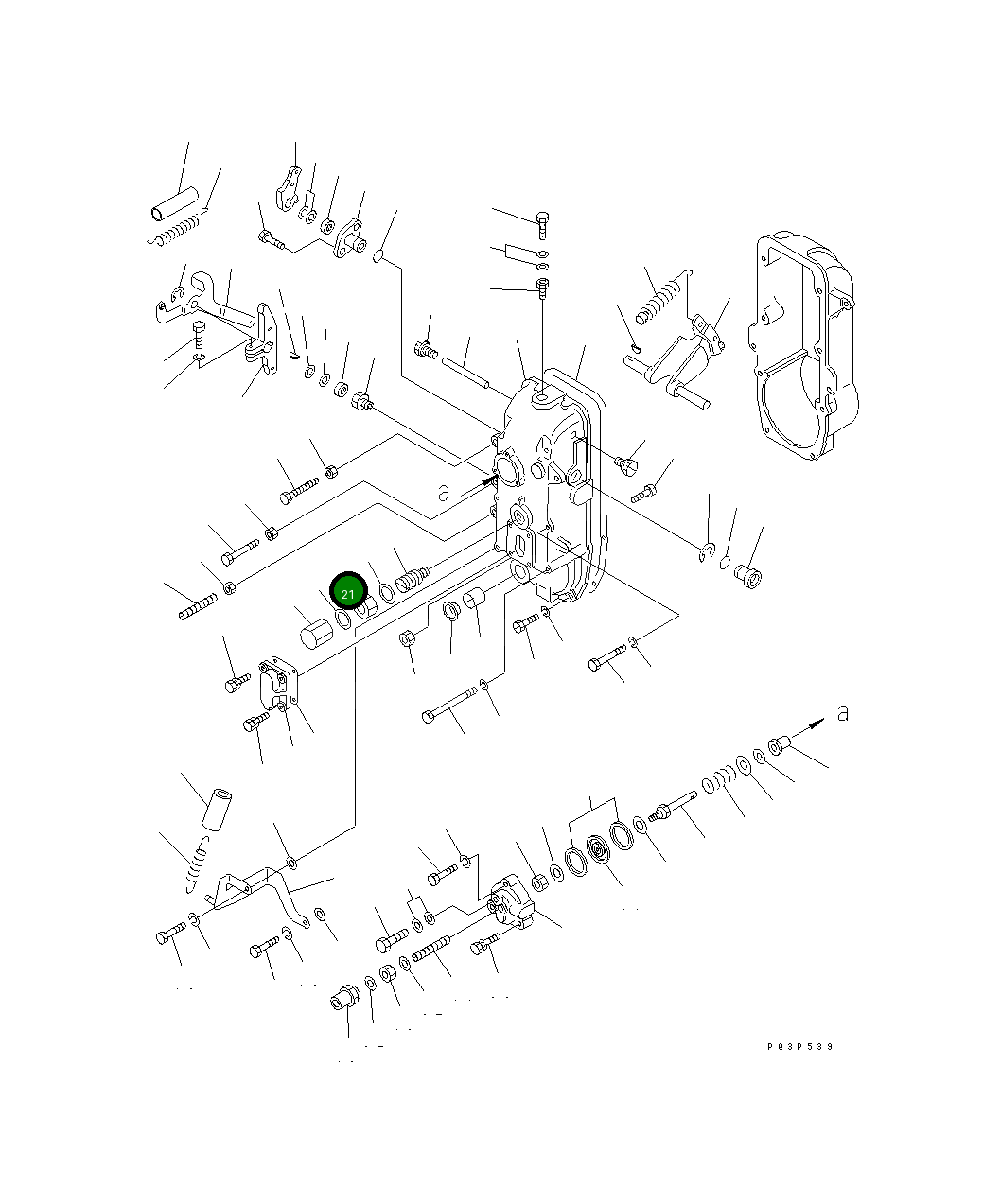 Гайка DK139226-0000 Komatsu
