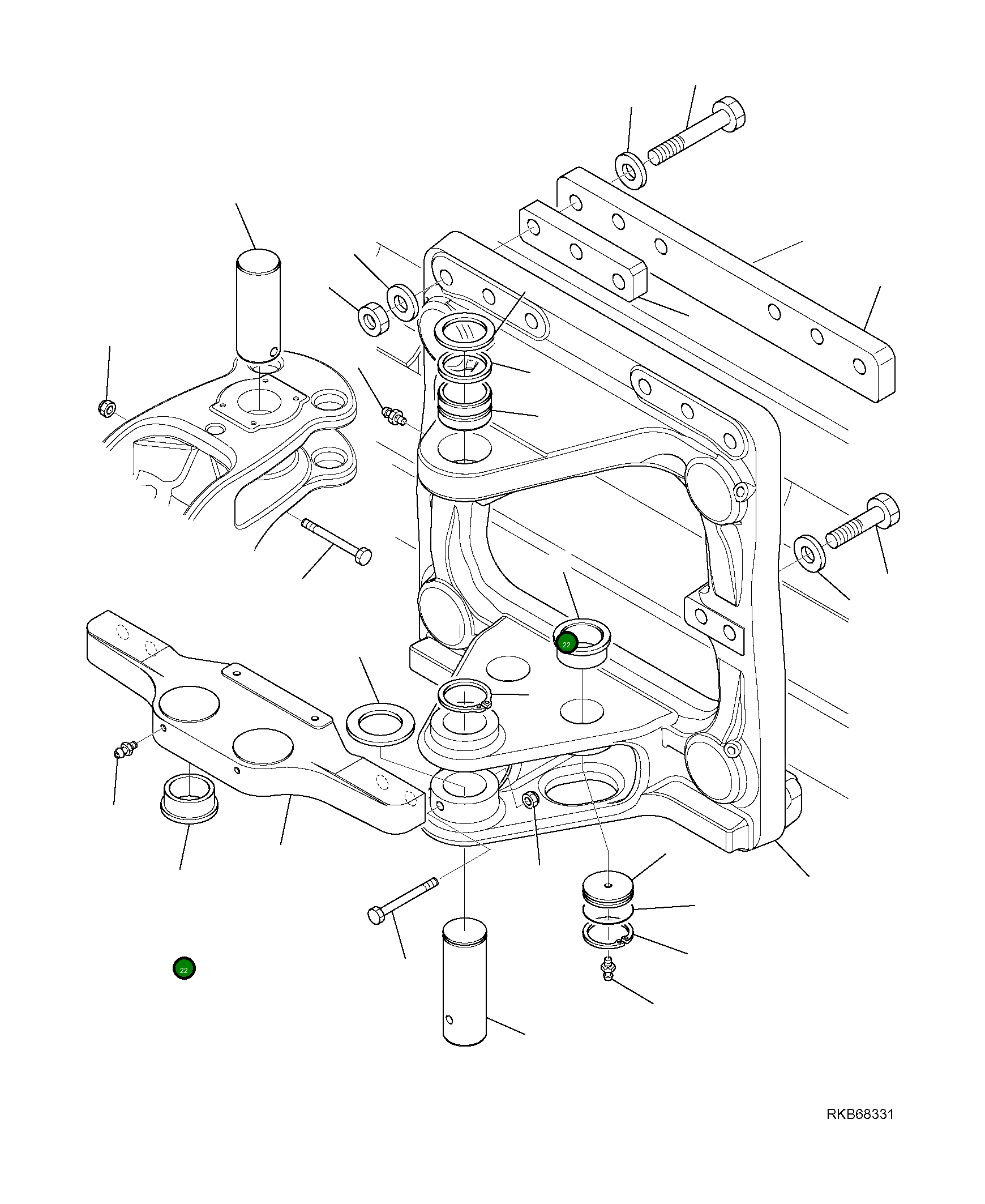 Втулка 42N-856-2331 Komatsu