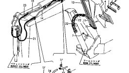 Шланг YM172175-78260 Komatsu