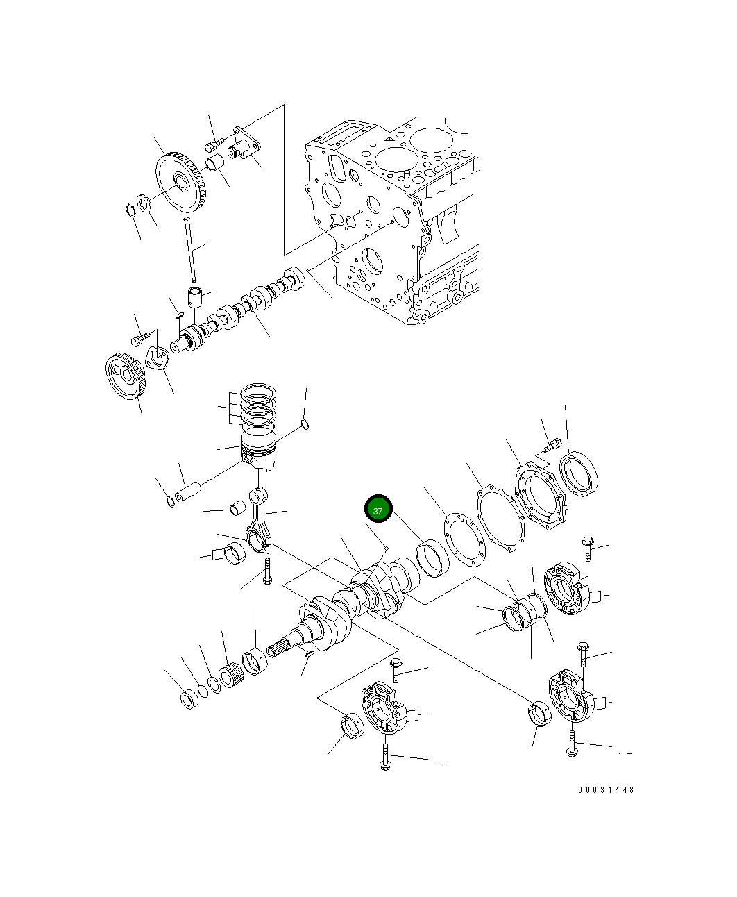 Втулка 460-914 Komatsu