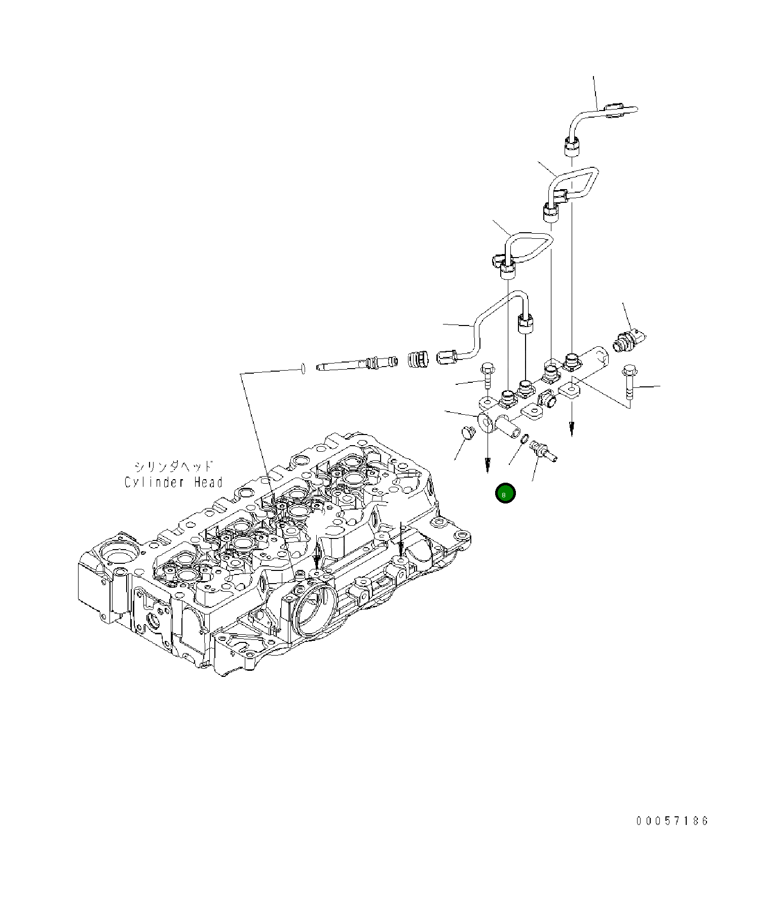 Шайба 6732-71-5350 Komatsu