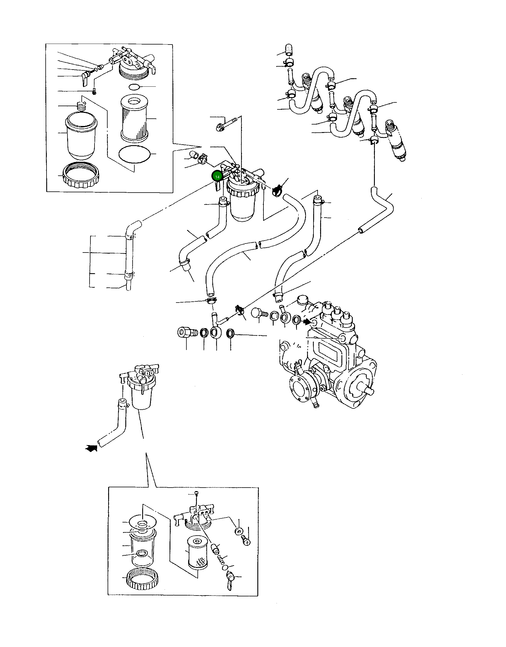 Хомут YMR000077 Komatsu