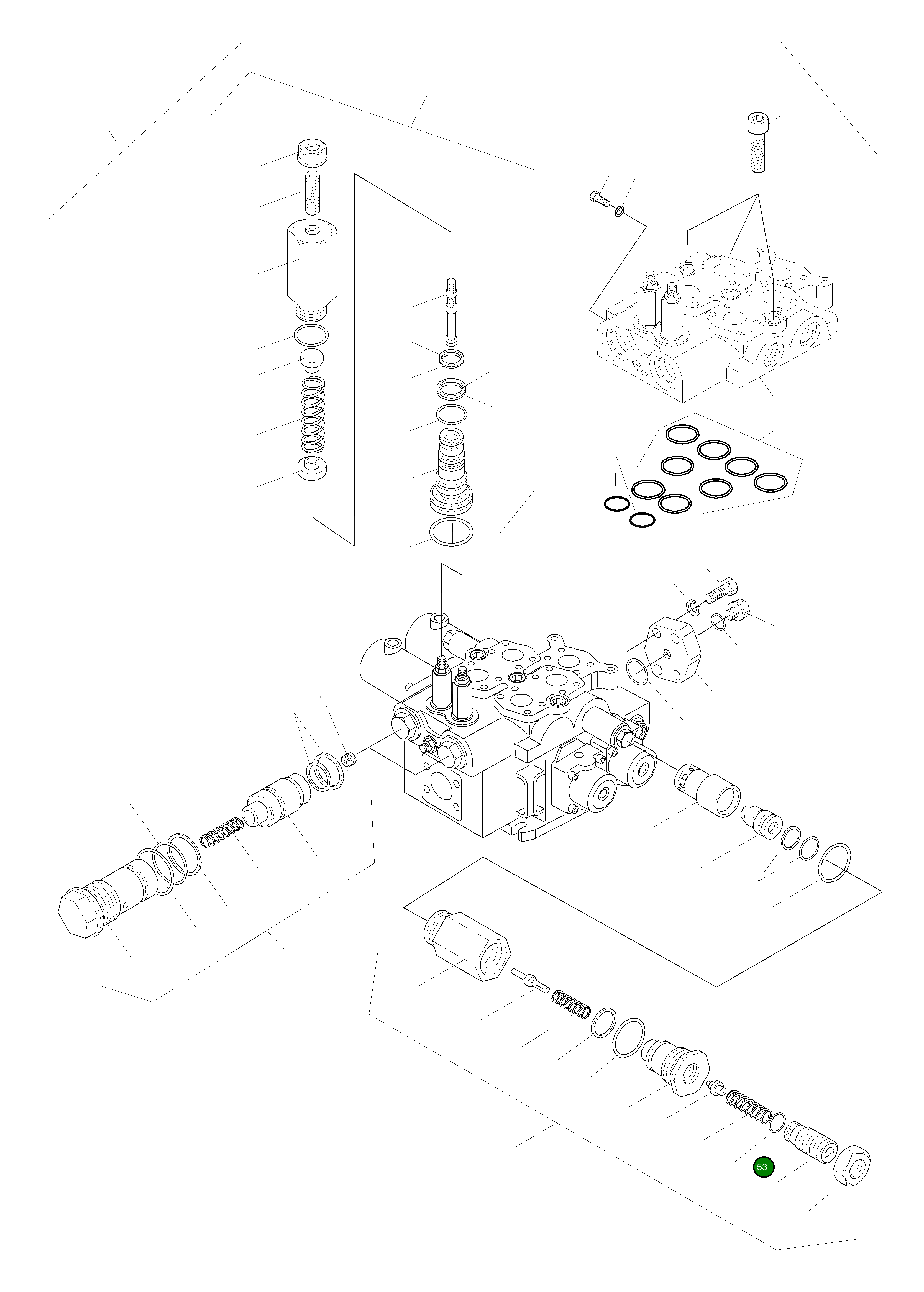 Гайка 421-64-H0P70 Komatsu