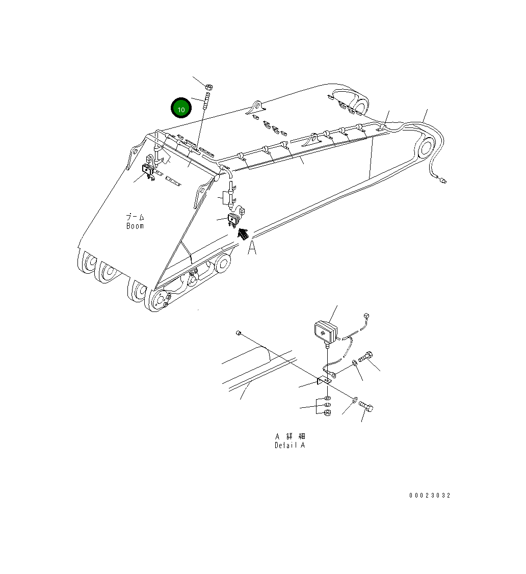 Гайка DM50702598 Komatsu