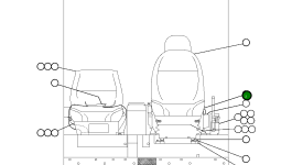 Ремень сиденья, инерционный PC0564 Komatsu
