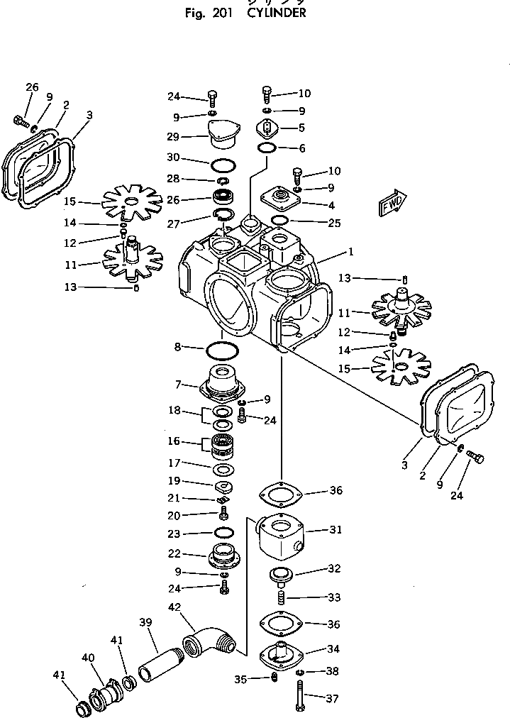 Труба M711075917100 Komatsu
