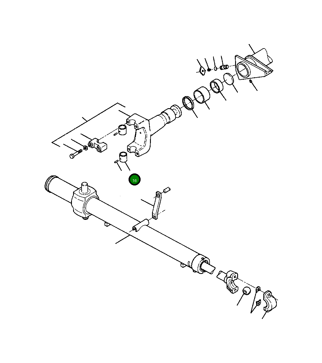 Герметичный подшипник 742 212 C2 Komatsu