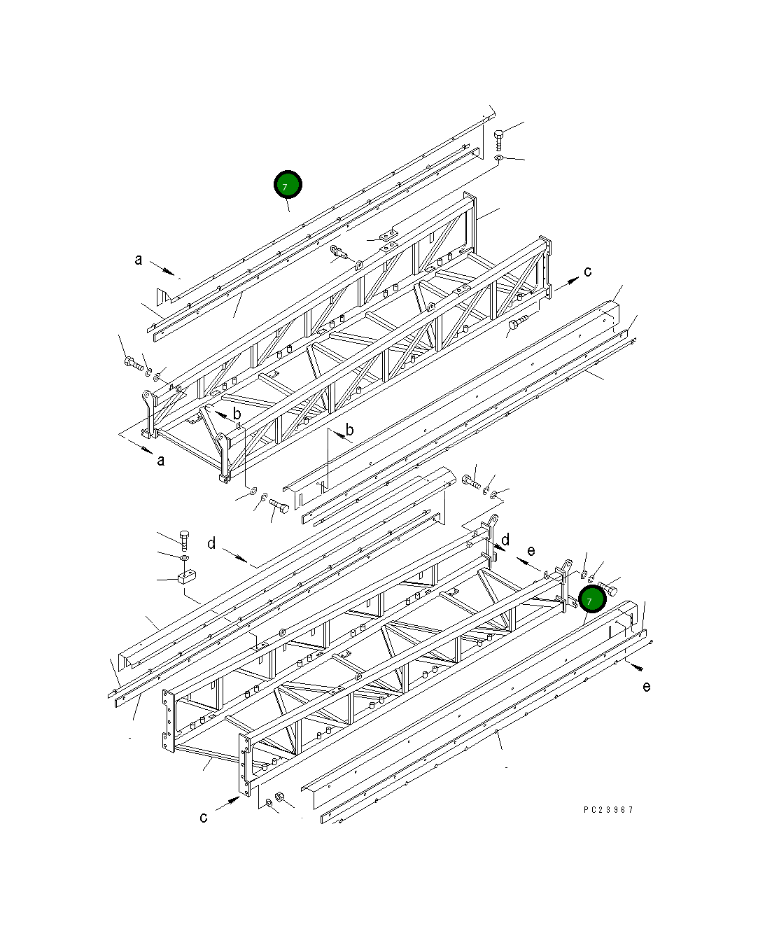 Накладка 8253-75-1570 Komatsu