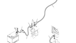 Кабель аккумулятора 21W-06-R1330 Komatsu