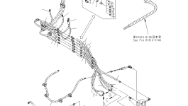 Шланг в сборе, 1900MM 21M-46-14640 Komatsu