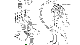 Шланг PF3/8-2750L 2184-1267D16 Komatsu