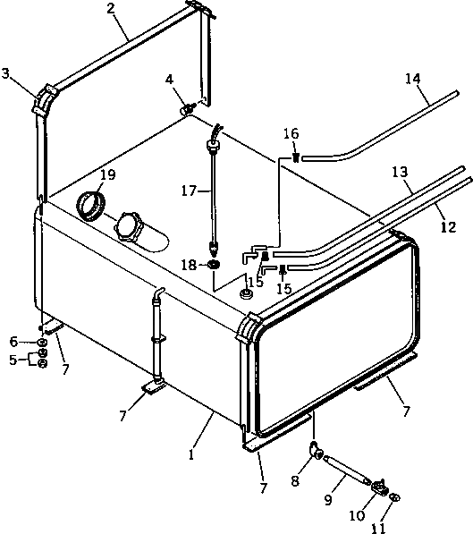 Лента шланга DY06055-15014 Komatsu