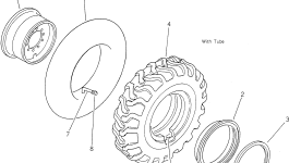 Шина 232-30-55110 Komatsu