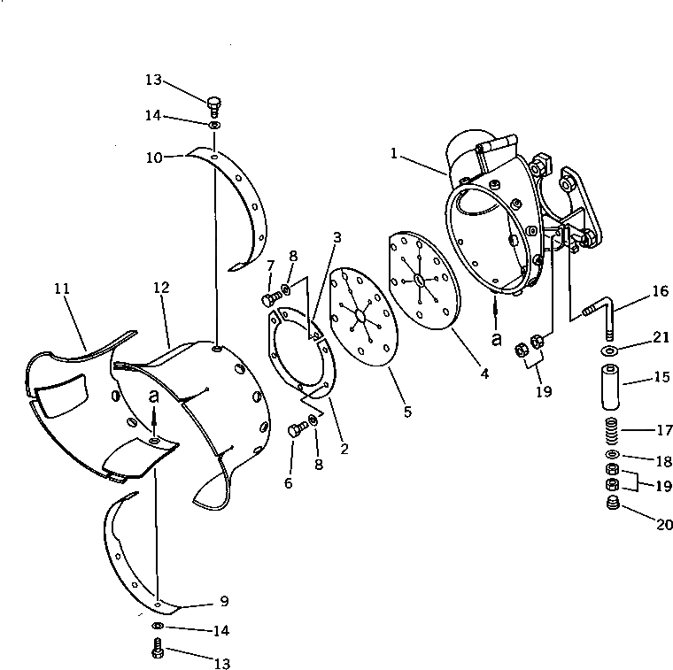 Пластина 11T-76-15170 Komatsu
