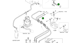 Шланг PF1/2 2184-1036D144 Komatsu