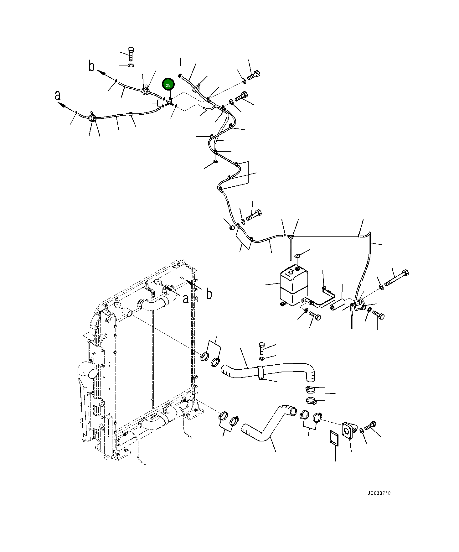 Шарнир 21M-03-22260 Komatsu