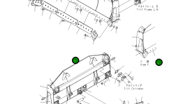 Отвал 154-71-73210 Komatsu