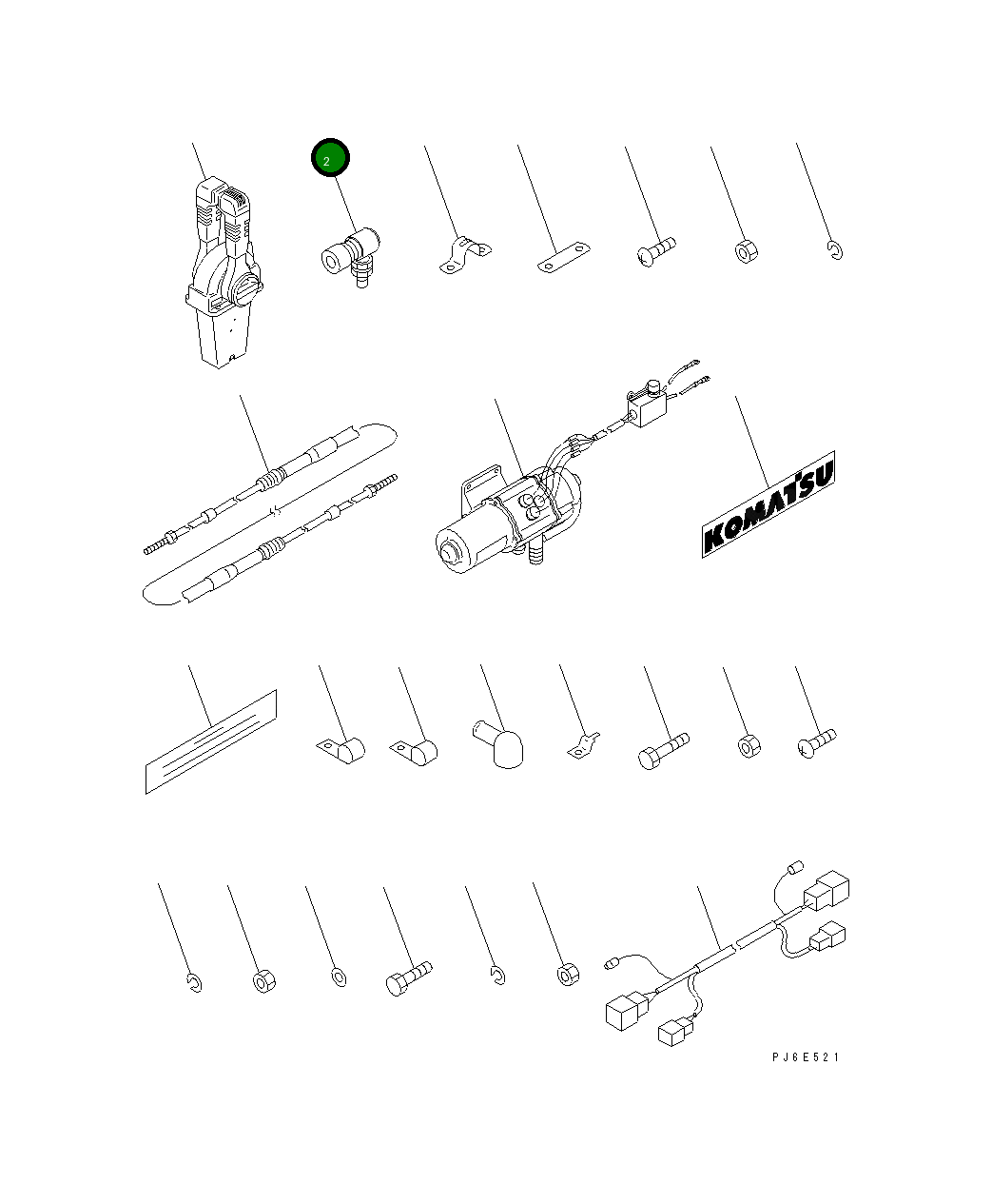 Шарик шарнира 7700-42-2120 Komatsu