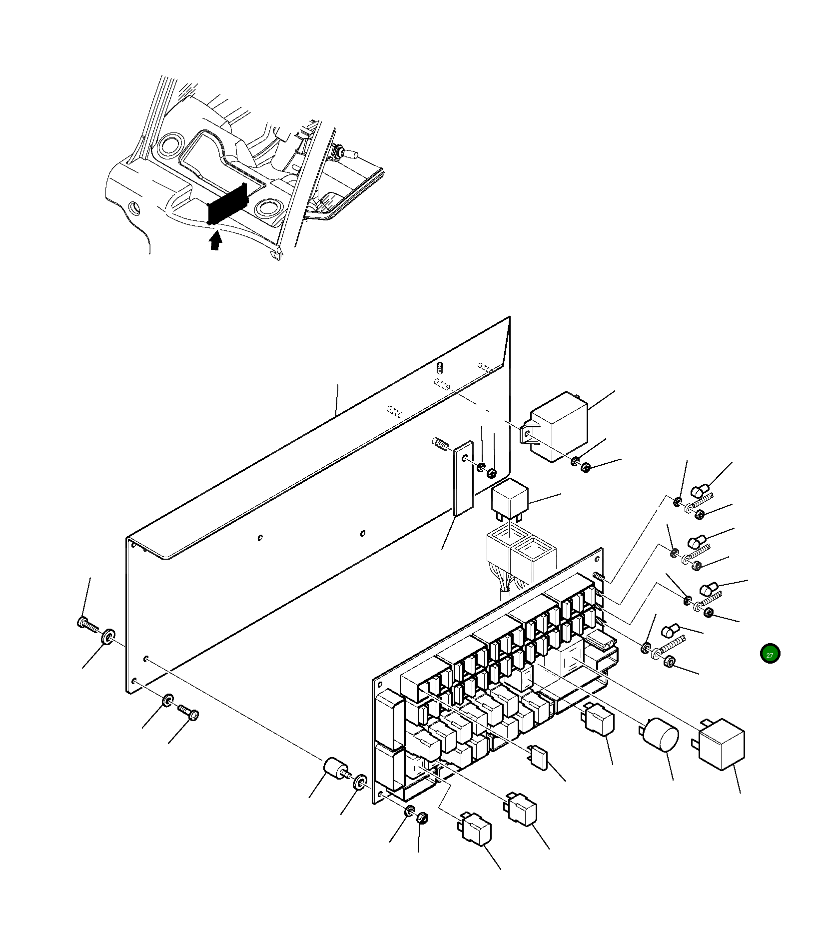 Гайка 801703204 Komatsu