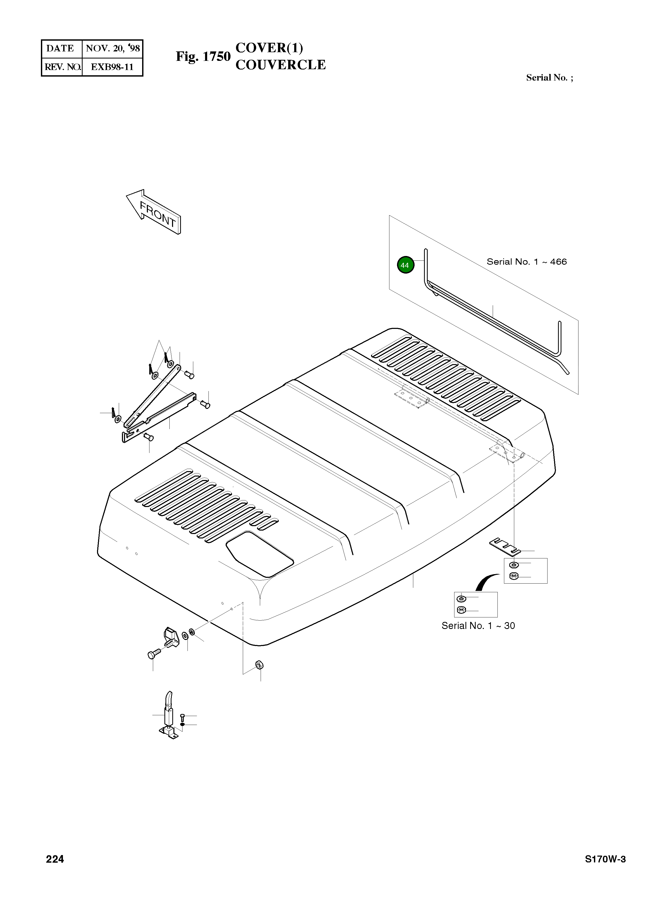 Торсионная штанга 2178-1022 Komatsu