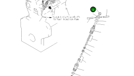 Гайка YM119620-59700 Komatsu