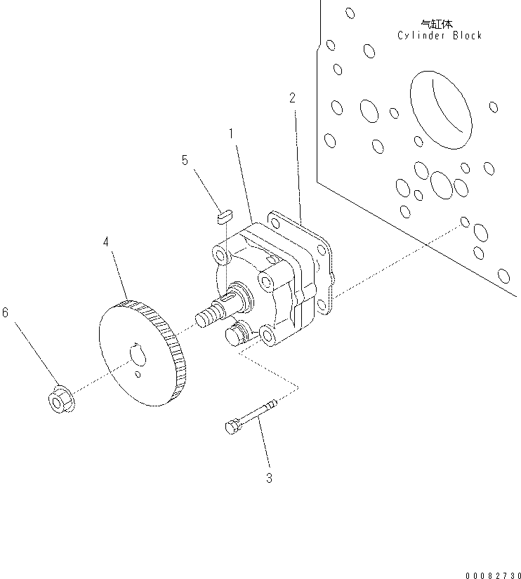 Прокладка KT1A021-3515-0 Komatsu