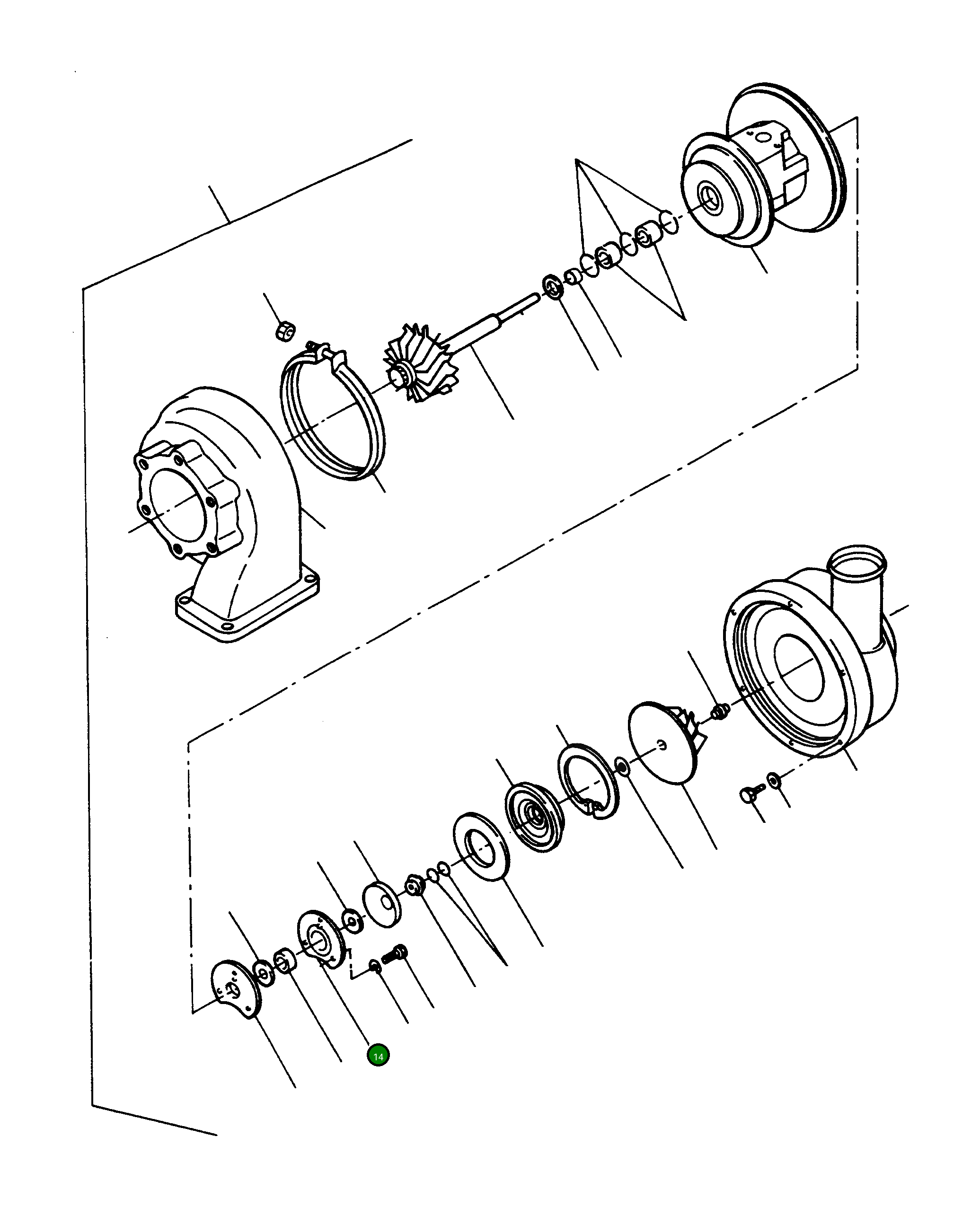 Упорный подшипник 2872872M1 Komatsu