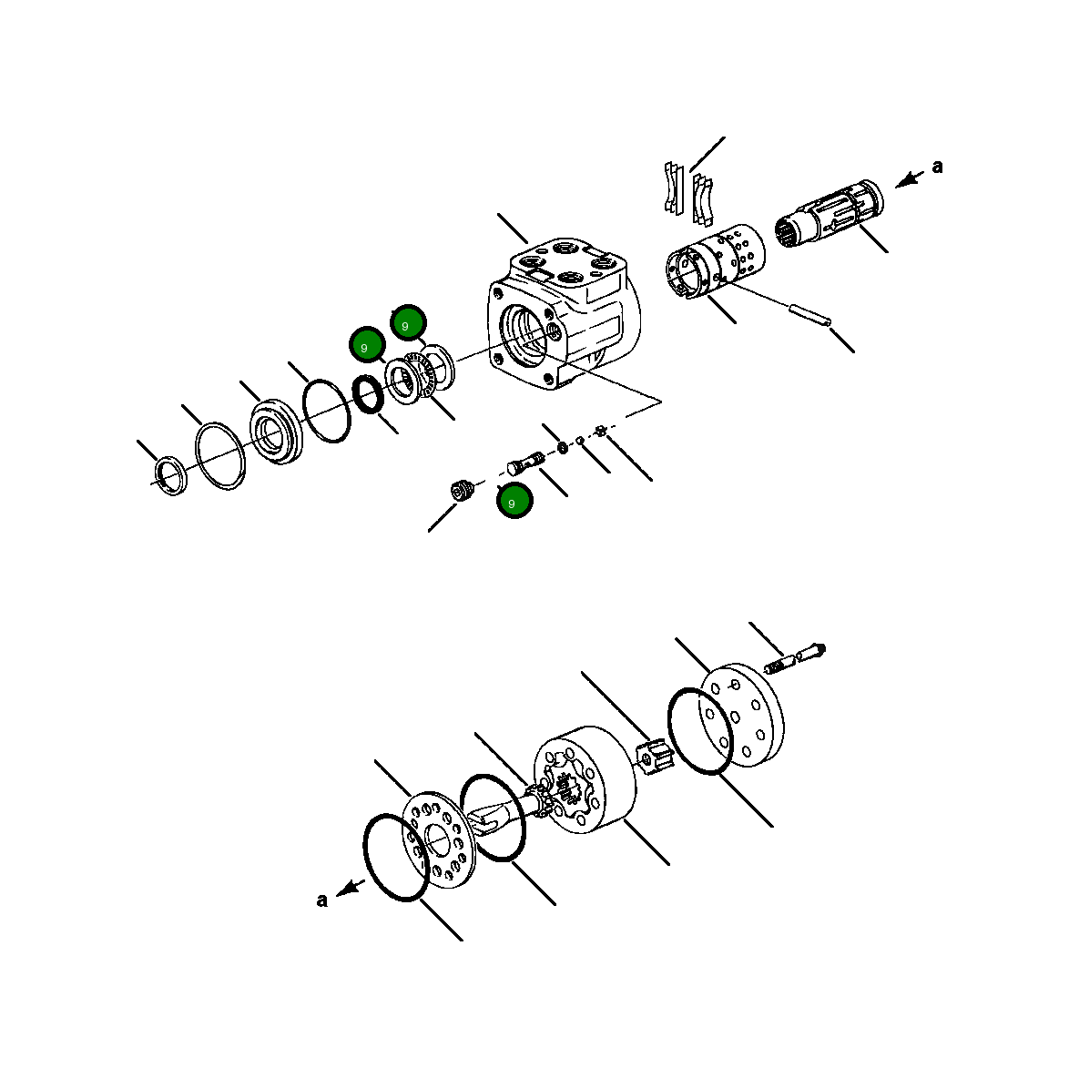 Обойма упорного подшипника 149 569 Komatsu