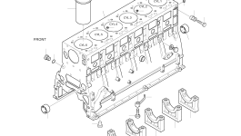 Крышка подшипника №7 65.01105-1175C Komatsu