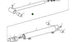 Шток UE2700426 Komatsu